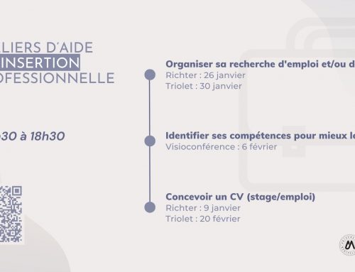 Les ateliers de recherche de stage, d’alternance ou d’emploi du SCUIO-IP