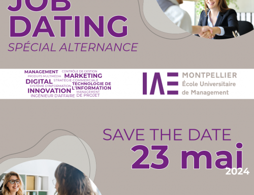 Invitation Jobdating Alternance – IAE Montpellier