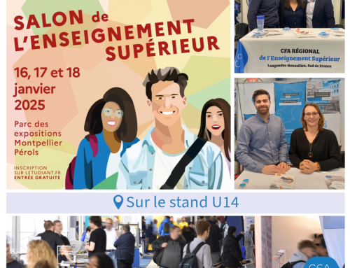 🎓 Retrouvez le CFA EnSup-LR au Salon de l’Enseignement Supérieur de Montpellier 🎉